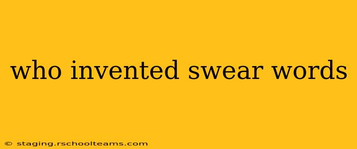 who invented swear words