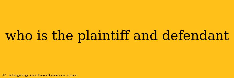 who is the plaintiff and defendant