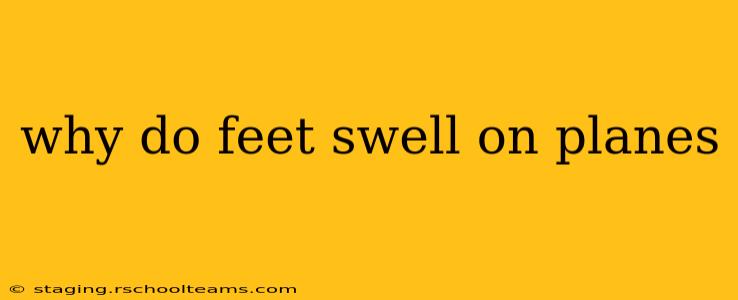 why do feet swell on planes