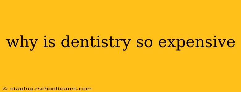 why is dentistry so expensive