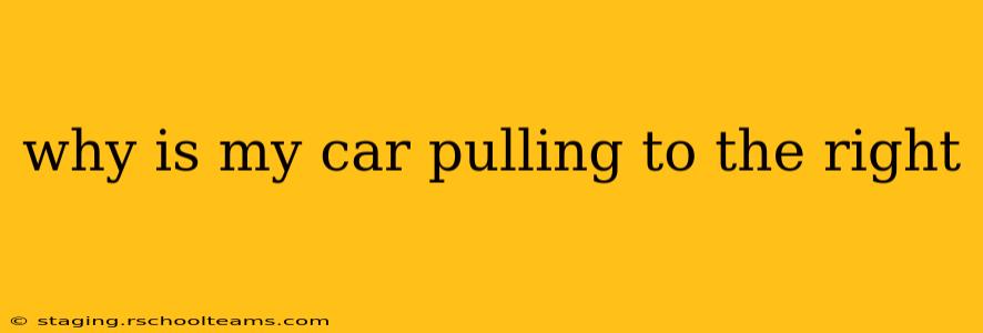 why is my car pulling to the right
