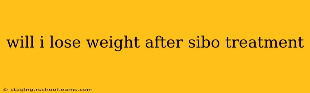 will i lose weight after sibo treatment