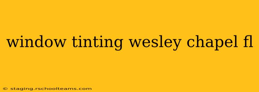 window tinting wesley chapel fl