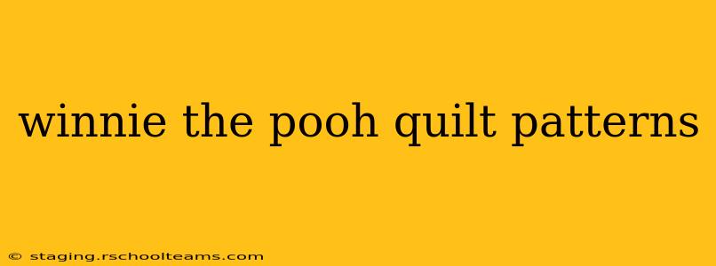 winnie the pooh quilt patterns