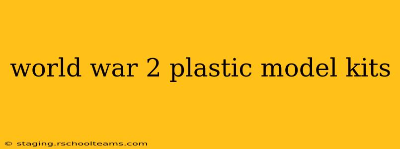 world war 2 plastic model kits