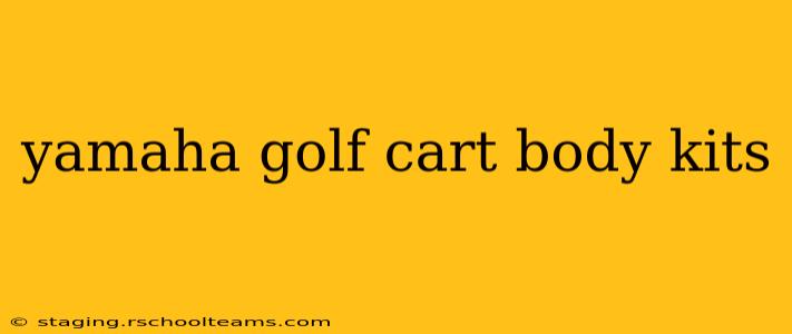 yamaha golf cart body kits