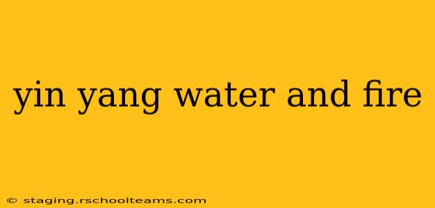 yin yang water and fire
