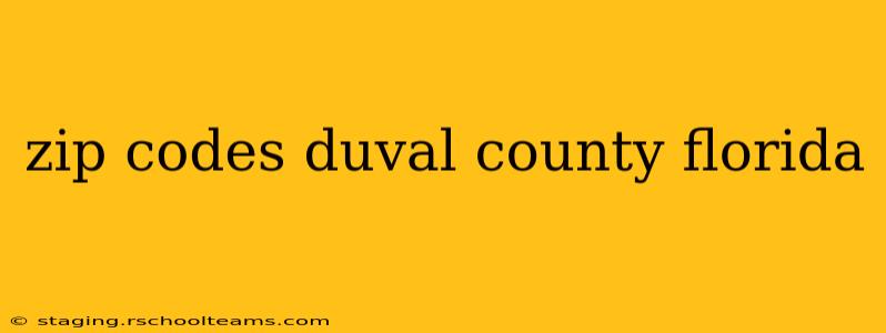 zip codes duval county florida