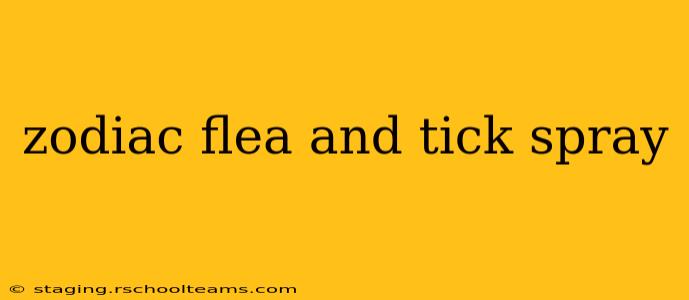 zodiac flea and tick spray